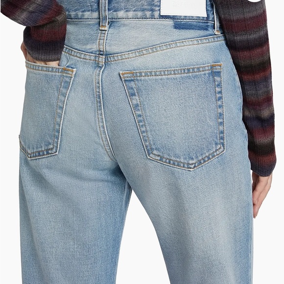 Re/Done Baggy Flare Low-Rise Denim Jeans Oaji Indigo Size 31 NWT NEW $345 - Picture 2 of 9